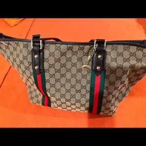 Gucci logo mania tote